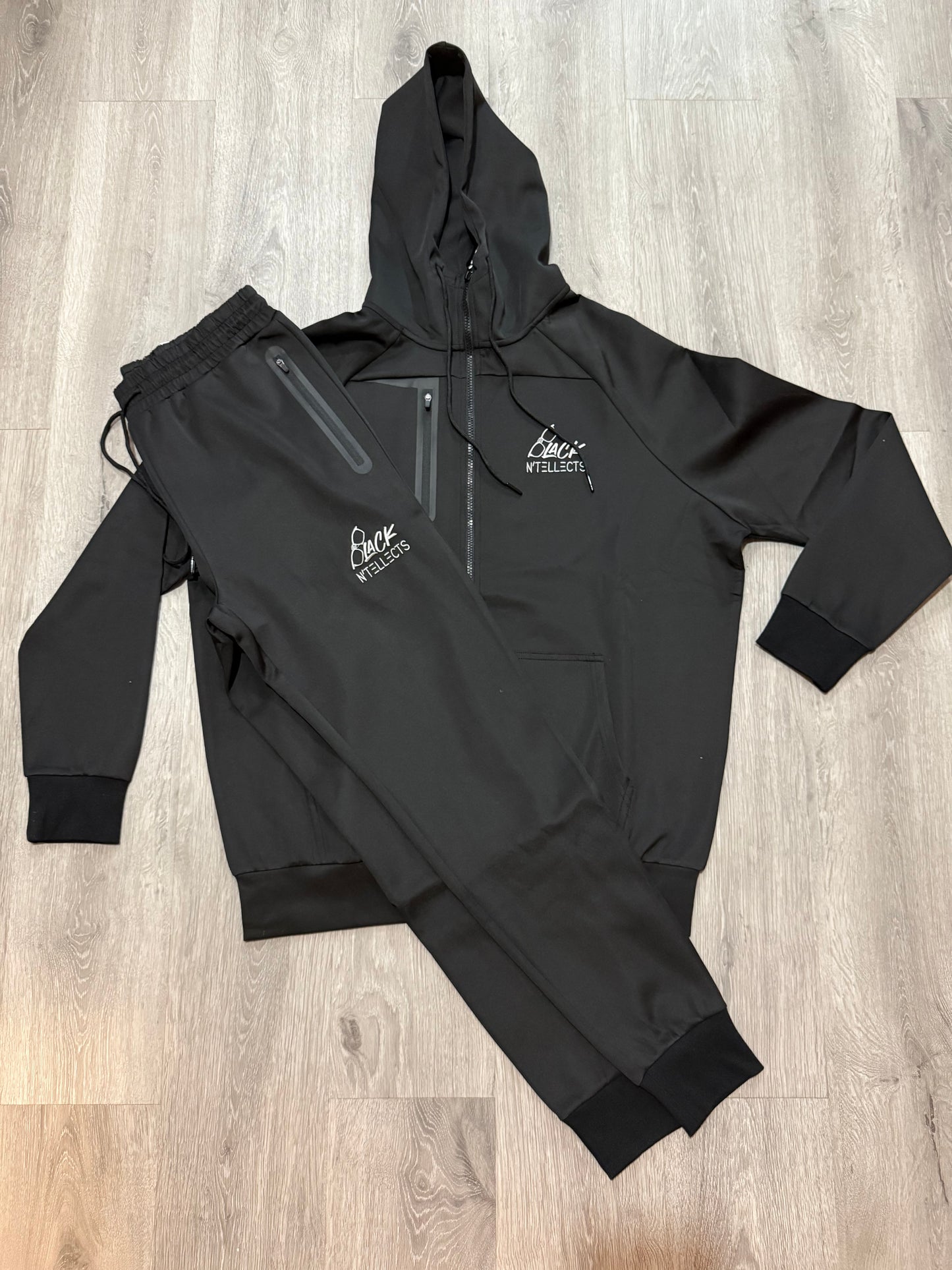 OG Logo Tech Sweatsuit (Black/Grey)
