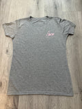 OG Logo Women's Tee (Heather Grey/Pink)
