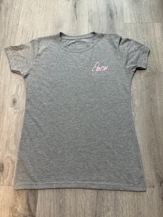 OG Logo Women's Tee (Heather Grey/Pink)