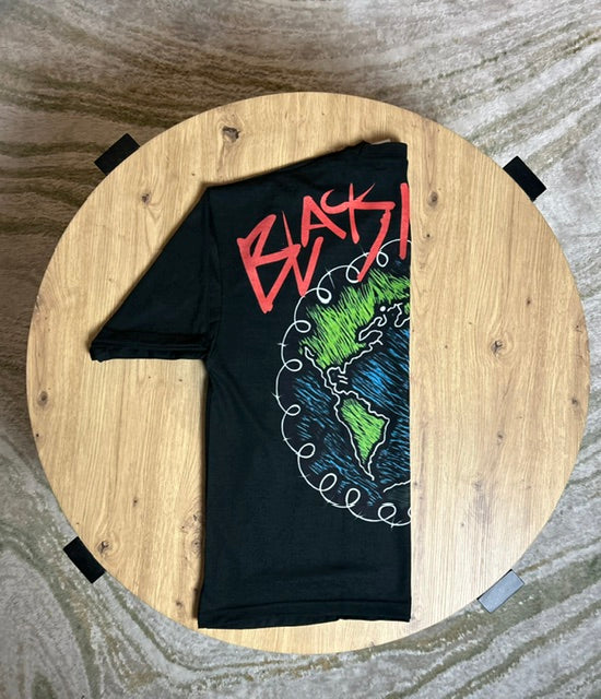 Black N'Tellects Worldwide Oversized T(Black)