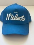 The Scripted A-Frame Snapback (Light Royal Blue/White)